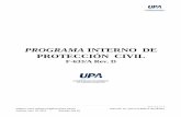 PROGRAMA INTERNO DE PROTECCI“N CIVIL - upa.edu.mx .integraran a su estructura orgnica Unidades