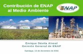 Contribución de ENAP al Medio Ambiente - subtrans.gob.cl de ENAP... · Índice 1. Matriz energética 2. Origen de las emisiones 3. Normativas para gasolina y diesel 4. Contribución