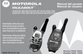 Manual del usuario Manual do Usu rio - atelnex.com.br · Intr oducción Introducción Las radios Motorola Talkabout operan en las frecuencias designadas del Servicio de Radio Familiar