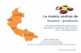 Colombia La matriz andina de .2018-08-15  La matriz andina de insumo ... 24.6 0.0 5.0 10.0 15.0