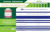 Capoeira Ficha Tecnica (2015) - Altiara | Productos para ...altiara.mx/wp-content/uploads/fichas/Capoeira-Ficha-Tecnica.pdf · Durante el manejo, preparación de la mezcla y la aplicación