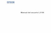 Manual del usuario - L3150 - files.support.epson.com · 3 Contenido Manual del usuario L3150..... 11