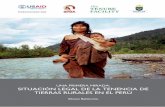 UNA PRIMERA MIRADA: SITUACIÓN LEGAL DE LA TENENCIA …biblioteca.spda.org.pe/biblioteca/catalogo/_data/20170109155049... · Ambiental (SPDA), Corporación de Gestión y Derecho Ambiental