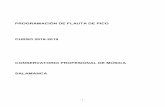 PROGRAMACIÓN DE FLAUTA DE PICO CURSO 2018-2019conservatoriosalamanca.centros.educa.jcyl.es/sitio/upload/Prog... · - 1 - programaciÓn de flauta de pico curso 2018-2019 conservatorio