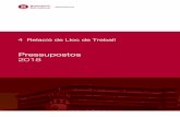 Avantprojecte Pressupostos 2018 - transparencia.diba.cat · Oficial/a Telefonista-Recepcionista D31 G GM C.M. 12 PO04 5 Oficial/a Telefonista-Recepcionista D31 G GT C.M. 12 PO04 1