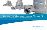 La serie de bombas Flygt N - Xylem US · Las bombas Flygt N con componentes de Hard-Iron™ continúan manteniendo su alta eficiencia sin atascamientos, ni corrosión erosiva ...