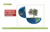 Ecología de las especies frutícolas - Aula Virtualaulavirtual.agro.unlp.edu.ar/pluginfile.php/321/course/section/261... · Fruticultura 2017 Prof. Adj. Gabriela Morelli •Medio