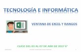 03/04/2017 COLEGIO CLARETIANO SANTA DOROTEA 1 · 03/04/2017 COLEGIO CLARETIANO SANTA DOROTEA 8 Actividad #2 VAMOS A PRACTICAR Ingresa al programa Microsoft Excel y copia la base de