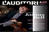 Joshua Bell - auditori.cat · perquè tota la família pugui passar una bona estona amb els concerts i activitats programats. Una de les grans novetats per a aquesta temporada és