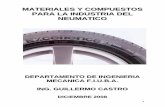 Materiales y Compuestos para la Industria del Neumatico · -Los componentes de los neumáticos contienen varios metales pesados en diferentes cantidades. En la siguiente tabla podemos