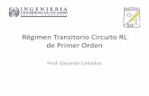 Régimen Transitorio Circuito RL de Primer Ordenwebdelprofesor.ula.ve/ingenieria/ceballos/materias/circuitos1/... · Análisis del circuito RL de 1er orden L L g i R V I = + L di