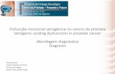 Disfunção miccional iatrogénica no cancro da próstata ...gpgu.org/wp-content/uploads/2018/03/16-Paulo-Principe.pdf · •Uretrocistografia •No caso de estenose da uretra. Disfunção