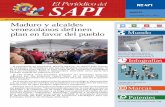 RIF: G-20008399-9 Depósito Legal: N°. ppi201501DC1753 ...sapi.gob.ve/wp-content/uploads/2017/12/periodico-Digital-SAPI_19... · El presidente de Venezuela, Nicolás Maduro, se reunió