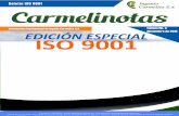 Informativo Institucional de Ingenio Carmelita S.A ... · Informativo Institucional de Ingenio Carmelita S.A. Edición No. 5 Noviembre de 2018 Boletín ISO 9001 Contacto : 226 04