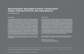 MODERN MONETARY THEORY AND PRACTICE IN MEXICO · 26 REVISTA CHILENA DE ECONOMÍA Y SOCIEDAD, DICIEMBRE 2018 27 MODERN MONETARY THEORY AND PRACTICE IN MEXICO Economic policy changed