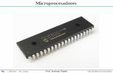 Microprocesadores · La Familia de los PIC Gama Básica: PIC16C5X: ... Microcontrolador de 16 bits. ... MOV LW 0 x F6 Ejecución de un programa
