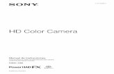 HD Color Camera - pro.sony · rápida y fácilmente la selección y el ajuste de elementos de la pantalla del visor, marcador de zona de seguridad 1) o marcador de centro 2) , marcador