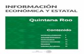 (Información Económica y Estatal Quintana Roo) - gob.mx · Según cifras del INEGI, al mes de enero de 2018, la ciudad de Chetumal registró una tasa de inflación anual de 5.13%,