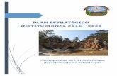Plan Estratégico Institucional 2016 - 2020munimomostenango.com/wp-content/uploads/2016/06/PEI-POM-POA... · 2 Introducción En Guatemala, se ha iniciado un proceso de cambio en la
