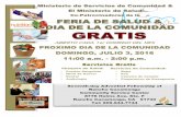 ABIERTO CADA 1er DOMINGO DEL MES PROXIMO DIA DE LA ...hs.sbcounty.gov/psd/Lists/Events/Attachments/54/july 2016_Health... · • Audiologia Servicios de Comunidad: • Ropa • Pan