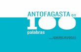 Selección | Fundación Plagio · Edición | Sara Cano Diseño e ilustraciones |  “ANTOFAGASTA EN 100 PALABRAS: ... carcajada, coge su arma y remata; alfil negro a casilla 7C.