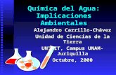 [PPT]Presentación de PowerPoint - ..:: Centro de …ambiente/quimica_Agua.ppt · Web viewQuímica del Agua: Implicaciones Ambientales Alejandro Carrillo-Chávez Unidad de Ciencias