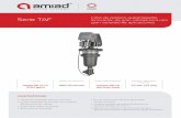 Serie TAF Filtro de pla’stico autolimpiante,1).pdf · Serie TAF Filtro de pla’stico autolimpiante, innovador, de gran calidad para una gran variedad de aplicaciones caudal grado