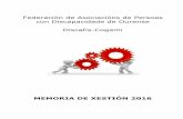 Memoria de xestión 2016 Borrador2 - discafiscogami.org de... · Certificado AENOR UNE EN ISO 9001:2008, ER-1674/2008 Declarada de Utilidade Pública por orde de 2 de xullo de 2012