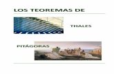 LOS TEOREMAS DE - yoquieroaprobar.es · Los teoremas de Thales y de Pitágoras Página 3 de 18 Del primer teorema de Tales se deduce además lo siguiente (realmente es otra variante