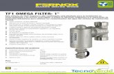 TF1 OMEGA FILTER: 1 - tecnoverde.cltecnoverde.cl/wp-content/uploads/2017/07/2.3.5-FERNOX-TF-Omega... · partículas hidráulicas para eliminar los contaminantes del agua del sistema