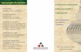 Curso para Alcaldes tríptico - Diputación Provincial de ... · Del 14 de diciembre de 2012 ... Profesora de la Universidad San Jorge (Zaragoza). ... Dª. VICENTA COLÁS GIL. Departamento