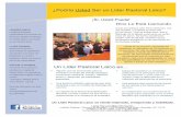 Un Líder Pastoral Laico es… - Diocese of Brooklyndioceseofbrooklyn.org/wp-content/uploads/2012/05/PI-Flyer-Spanish.pdf · de sus excelentes programas de formación de líderes