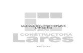 MANUAL DEL PROPIETARIO LARES 125 · Manual del Propietario Edificio Lares 125 3 3.9.1. Especificaciones.....19