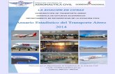 Anuario Estadístico del Transporte Aéreo 2014 · subdirecciÓn de transporte aÉreo gerencia de estudios econÓmicos departamento de estadÍsticas de la aviaciÓn civil direcciÓn
