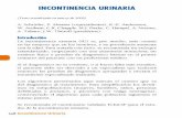 INCONTINENCIA URINARIA · 150 Incontinencia Urinaria Farmacoterapia Los fármacos para el tratamiento de la incontinencia urina-ria podrían ser eficaces en ciertos pacientes, pero