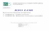 GRUPO : RIO LOR - AGADER |agader.xunta.gal/sites/default/files/documentacion/documentos/l_09.pdf · Relación contratos asinados ... 105 Valorización de productos locais agrarios