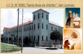 I. F. D. N° 9085 “Santa Rosa de Viterbo”- San …campuseducativo.santafe.gob.ar/wp-content/uploads/...I. F. D. N 9085 “Santa Rosa de Viterbo”- San Lorenzo. NOS SENSIBILIZA