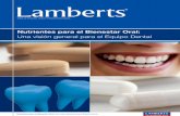 SÓLO PARA USO PROFESIONAL - lambertsusa.com · Lamberts Española, S.L. ... mucosa oral, afectando el desarrollo del esmalte e incrementando la susceptibilidad a las caries (12).