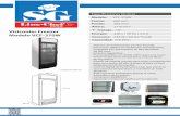 Visicooler Freezer Modelo VCF-370W · Estantes regulables. Compresor marca EMBRACO. * Fotografía de referencia. Title: Visicooler Freezer Modelo VCF-370W Created Date: 1/11/2017