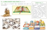 C.- A RELIXIÓN ISLÁMICA (páx.21) Sabías que? C.1.- A... · libro sagrado dos musulmáns, que consideran que é a verdadeira palabra de Deus, en lingua árabe. Pensando nos crentes