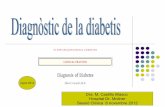 Dra. M. Castillo Blasco Hospital Dr. Moliner Sessió ... · Diagnòstic de diabetis zNivell de glucosa zAbans 1997 (ADA i WHO): ≥140 mg/dl glucosa en dejú, o ≥200 mg/dl a 2 h