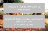 Estudio 30:Jesús principia su ministerioiglesiabiblicabautista.org/archivos/estudios/el_expositor_biblico/... · mashal, que comprende desde los dichos ... Significa poner una cosa