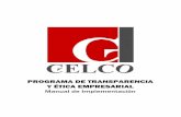 PROGRAMA DE TRANSPARENCIA Y ÉTICA EMPRESARIALgelcocolombia.com/wp-content/uploads/2017/08/PROGRAMA-DE...Programa de Transparencia y Ética Empresarial - Manual de Implementación