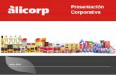 Presentación Corporativa - Alicorp Perú · 6,283 6,580 6,629 6,781 741 481 722 802 825 12.7% 7.7% 11.0% 12.1% ... Exitosa estrategia de lanzamiento de productos, con 200 lanzamientos