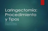 Laringectomía: Procedimiento y Tipos - telmeds.orga.pdf · Carrillo A, V. Cáncer de Laringe. [Documento en línea accesado el 25/9/2012]
