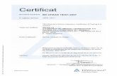  · BS OHSAS 180012007. Aquest certificat és vàlid junt amb el Certificat de Grup des de 2015-01-08 fins 2015-09-11. 2015-01-13 TUV Rheinla n & Testing S.A. Garrotxa, 10-12 —