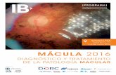 MÁCULA 2016 - scoft.cat · Dr. JERONI NADAL Coordinador Coordinator La patología macular está experimentando cambios en cuanto a los medios diagnósticos y tratamiento de la misma.