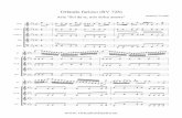 Orlando furioso (R V 728) - Virtual Orchestra · Orlando furioso (R V 728) Aria "Sol da te, mio dolce amore" Antonio Vivaldi pizz. Flute Violin I Violin II Alto Bassi 3 Fl. Vln I