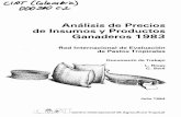 Análisis de Precios de lnsumos y Productos Ganaderos 1983ciat-library.ciat.cgiar.org/Articulos_Ciat/2015/CIAT_Colombia... · 1 1 J ' r ANALISIS DE PRECIOS DE INSUHOS Y PRODUCTOS