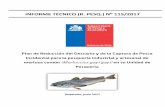 INFORME TÉCNICO (R. PESQ.) N⁰ 115/2017cedepesca.net/wp-content/uploads/...2017_plan-reducción-descarte-y... · tema “tabú” para el sector pesquero y consecuentemente sus